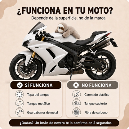 Copiloto magnético para motos